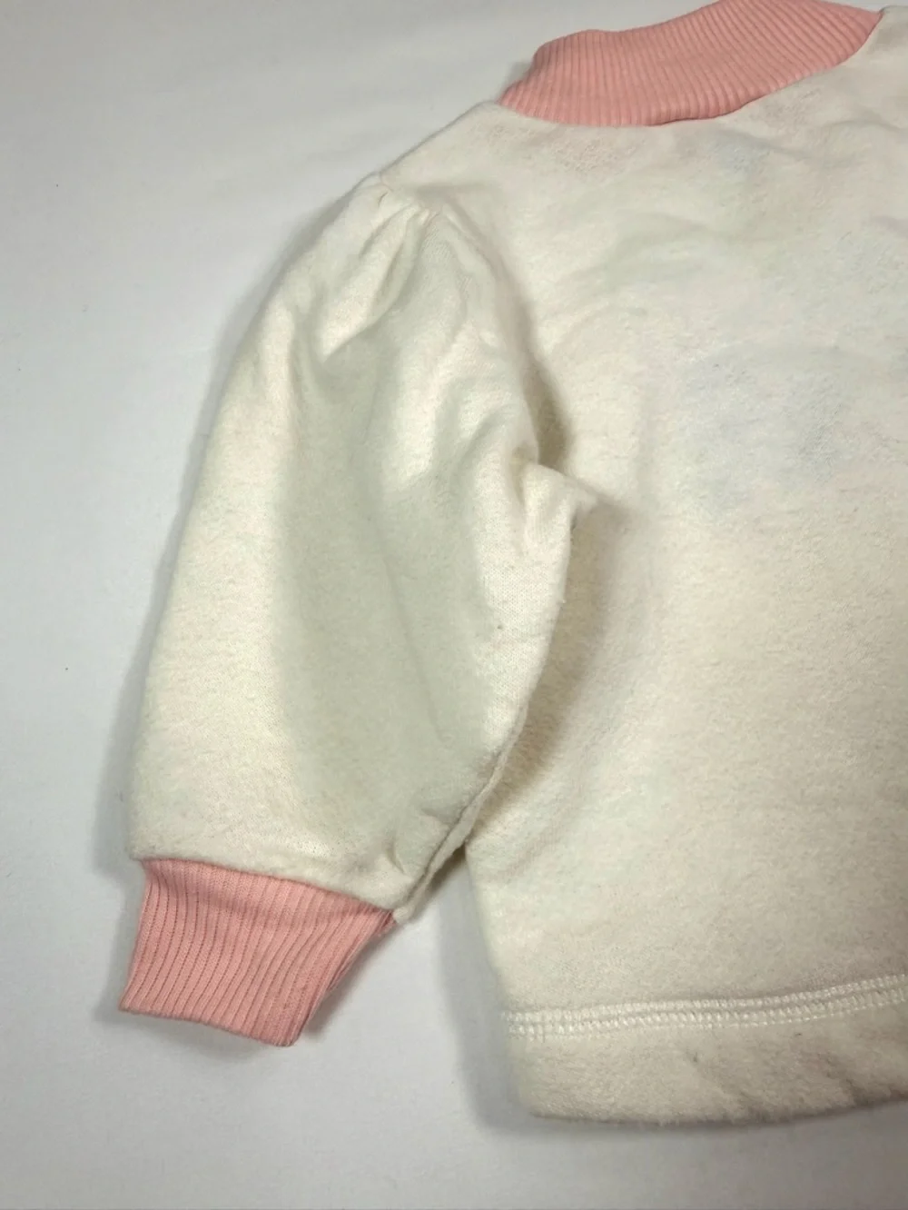 VINTAGE CARTERS Baby Sweatshirt 18 Months 1990s‎ Bunny Graphic Cozy Cute Pastel